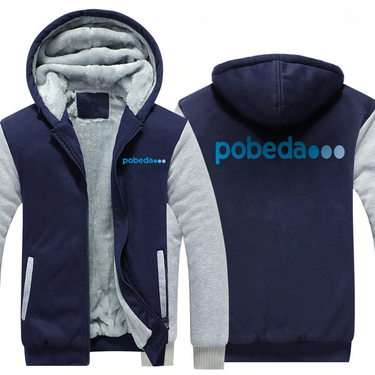 POBEDA AIRLINES JACKETS FLEECE SWEATSHIRT